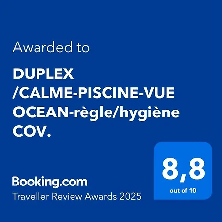 Duplex /calme-piscine-vue Ocean-regle/hygiene Cov. Apartment Costa De Antigua